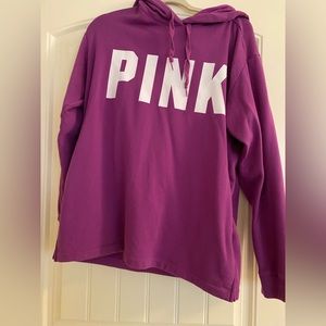purple victoria secret hoodie